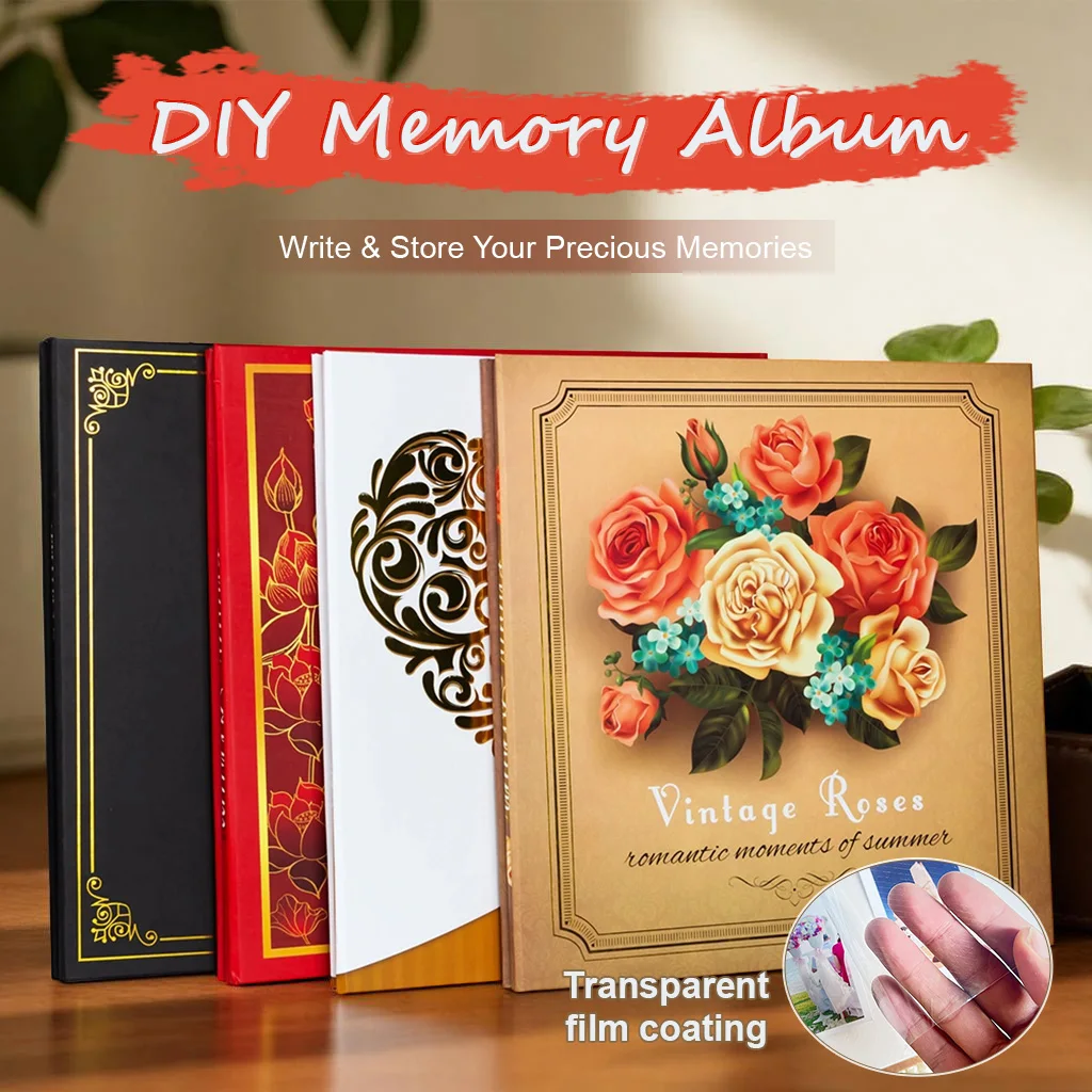 18'' DIY Self-Adhesive Scrapbook Album, Vintage Boho Gold Foil Cover, Memory Book for Couples, Anniversaries, Weddings & Travel
18'' DIY Self-Adhesive Scrapbook Album, Vintage Boho Gold Foil Cover, Memory Book for Couples, Anniversaries, Weddings & Travel