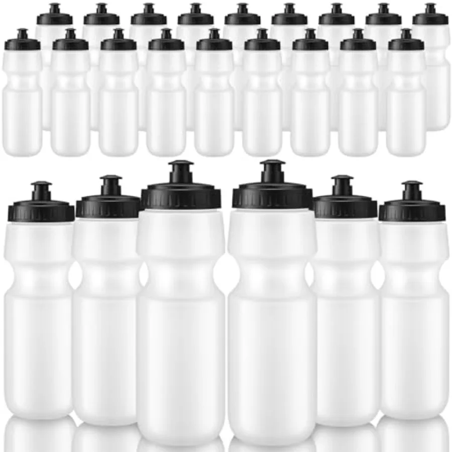 24 Pcs Sports Water Bottles Bulk 22 oz Squeeze Reusable Sports Water Bottles Blank Plastic Water Bottles with Pull Top Cap for
24 Pcs Sports Water Bottles Bulk 22 oz Squeeze Reusable Sports Water Bottles Blank Plastic Water Bottles with Pull Top Cap for