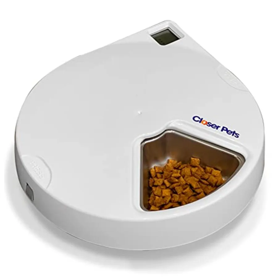 C500 5 Bowl Digital Timer-Controlled Automatic Pet Feeder - 5-Meal Feeder with Stainless Steel Bowl and Ice Packs Wet or Dry Fo
C500 5 Bowl Digital Timer-Controlled Automatic Pet Feeder - 5-Meal Feeder with Stainless Steel Bowl and Ice Packs Wet or Dry Fo