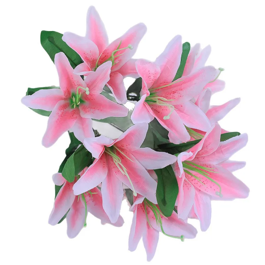 9 Heads Big Lily Artificial Flower Simulation Flower Wedding Decorative Home Decoration Gift Lily Branch Fake Bouquet
9 Heads Big Lily Artificial Flower Simulation Flower Wedding Decorative Home Decoration Gift Lily Branch Fake Bouquet