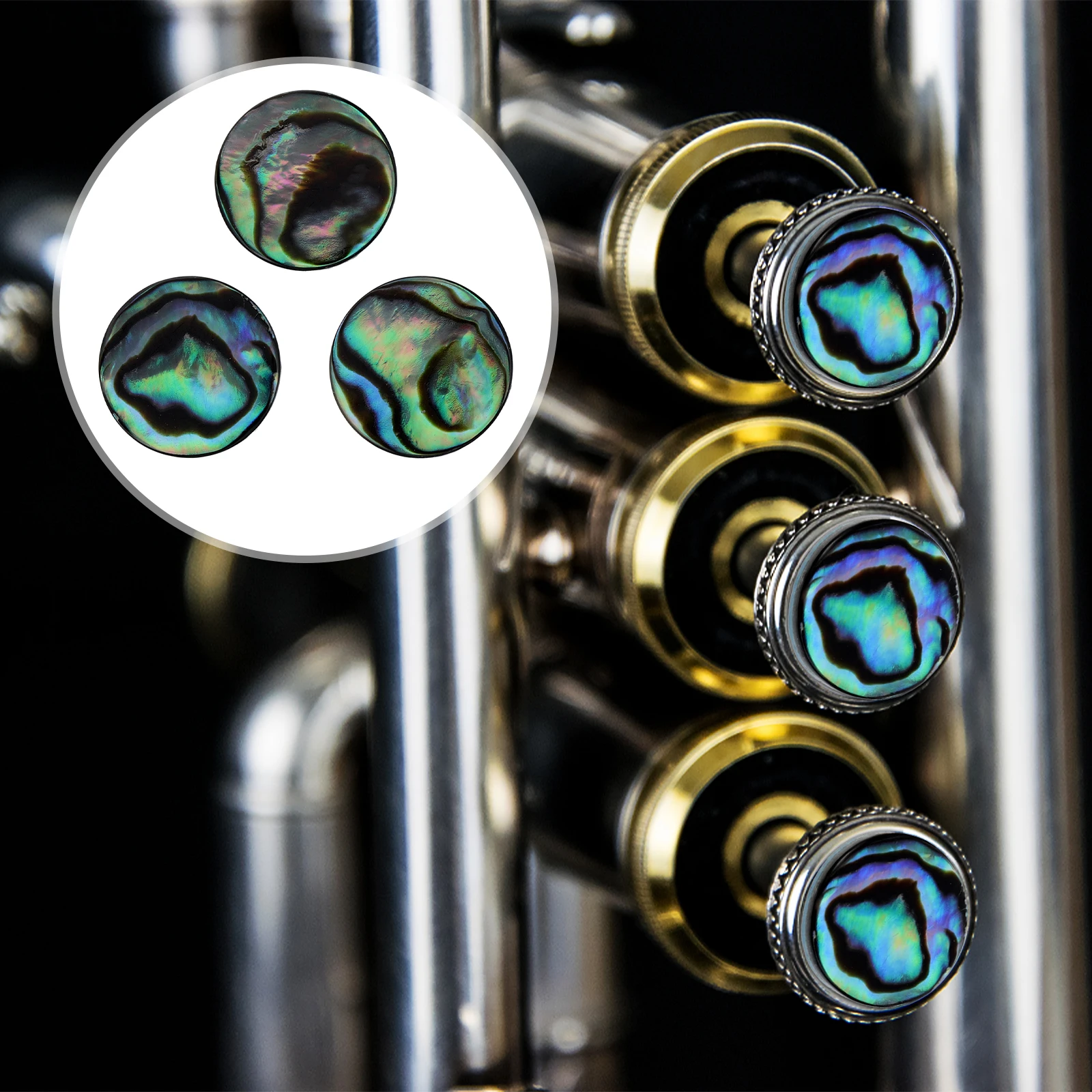 3PCS Abalone Finger Buttons for Trumpet Accessories Durable Beautiful Easy to Trumpet Cap Use Gifts Music Lovers
3PCS Abalone Finger Buttons for Trumpet Accessories Durable Beautiful Easy to Trumpet Cap Use Gifts Music Lovers