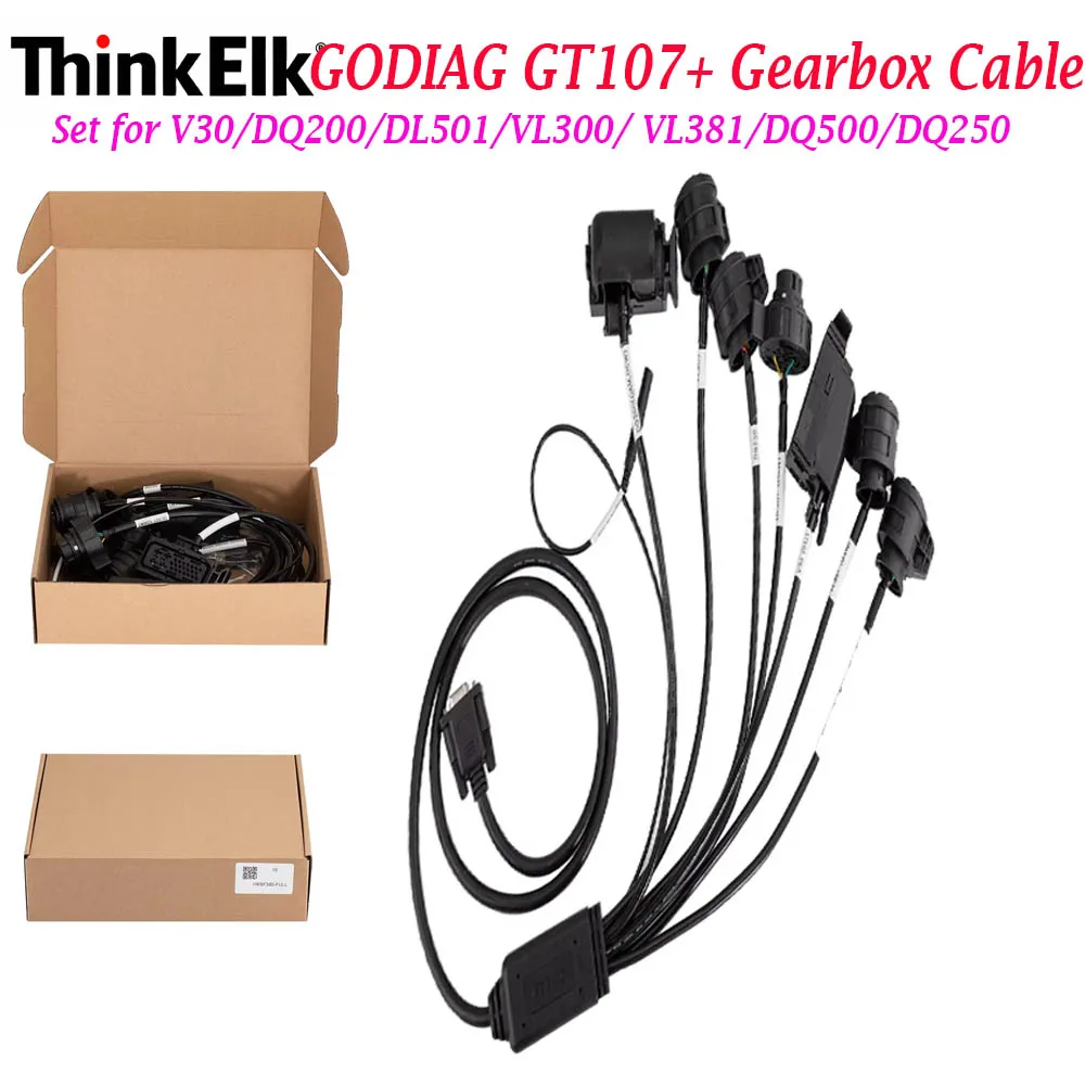 Gearbox Cable GT107 Work with GODIAG GT107+ DSG Plus Gearbox Data Adapterfor V30/ DQ200/ DL501 read and adjust DSG gearbox ECU
Gearbox Cable GT107 Work with GODIAG GT107+ DSG Plus Gearbox Data Adapterfor V30/ DQ200/ DL501 read and adjust DSG gearbox ECU