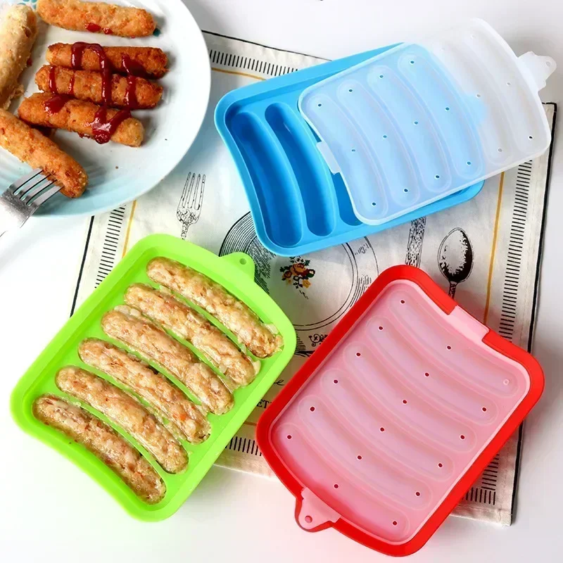 Silicone Sausage Maker Mold DIY Silicone Handmade Hamburger Hot Dog Mold Reusable Kitchen Accessories Gadget for Cake Baking Pie
Silicone Sausage Maker Mold DIY Silicone Handmade Hamburger Hot Dog Mold Reusable Kitchen Accessories Gadget for Cake Baking Pie
