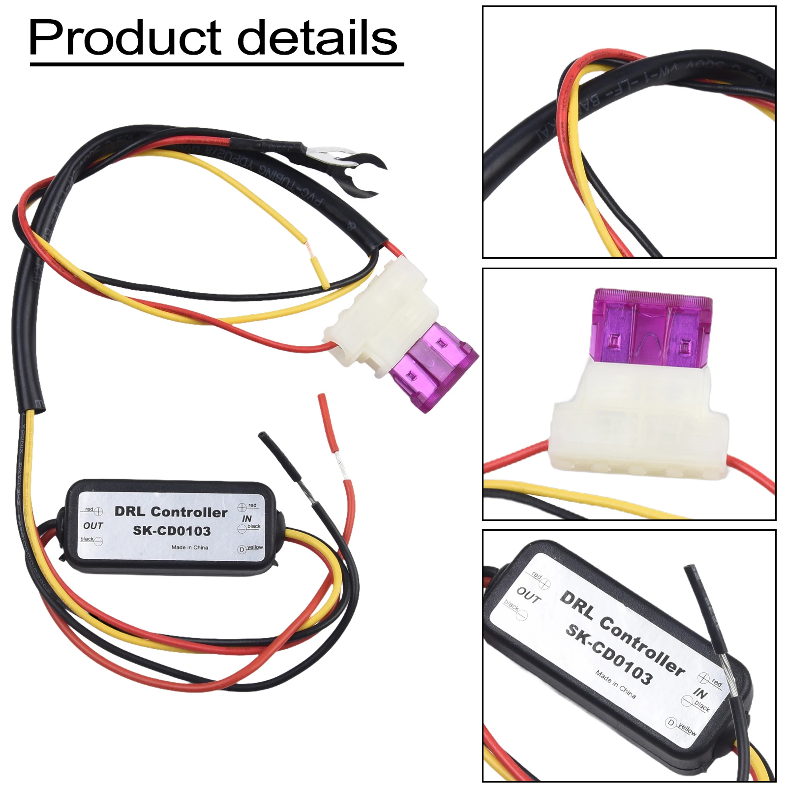 LED Light Controller Relay Running Light 12-18V 5A ABS Black Controller For Most Cars Harness Daytime Fog Light
LED Light Controller Relay Running Light 12-18V 5A ABS Black Controller For Most Cars Harness Daytime Fog Light