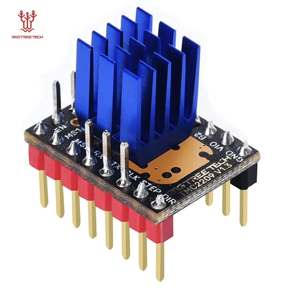 Драйвер шагового двигателя BIGTREETECH TMC2208 V3.0 TMC2209 UART TMC2130 SPI Stepstick для материнской платы SKR V1.3 Pro MKS 3D
Драйвер шагового двигателя BIGTREETECH TMC2208 V3.0 TMC2209 UART TMC2130 SPI Stepstick для материнской платы SKR V1.3 Pro MKS 3D