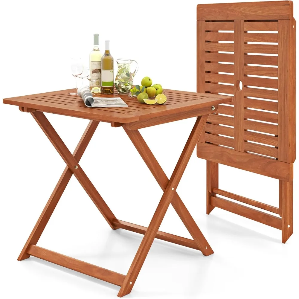 Byroce Outdoor Patio Table, 29.5” x 29.5” Folding Bistro Table with Slatted Tabletop & 2” Umbrella Hole, Solid Wood Outdoor Dini
Byroce Outdoor Patio Table, 29.5” x 29.5” Folding Bistro Table with Slatted Tabletop & 2” Umbrella Hole, Solid Wood Outdoor Dini