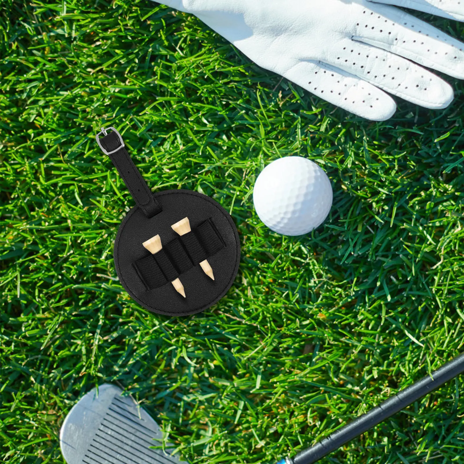 PU Golf Tee Holder Pouch with Hanging Tag Organizer for Easy Carry Storage on Golf Bag Multiple Tees Accessory Gear
PU Golf Tee Holder Pouch with Hanging Tag Organizer for Easy Carry Storage on Golf Bag Multiple Tees Accessory Gear