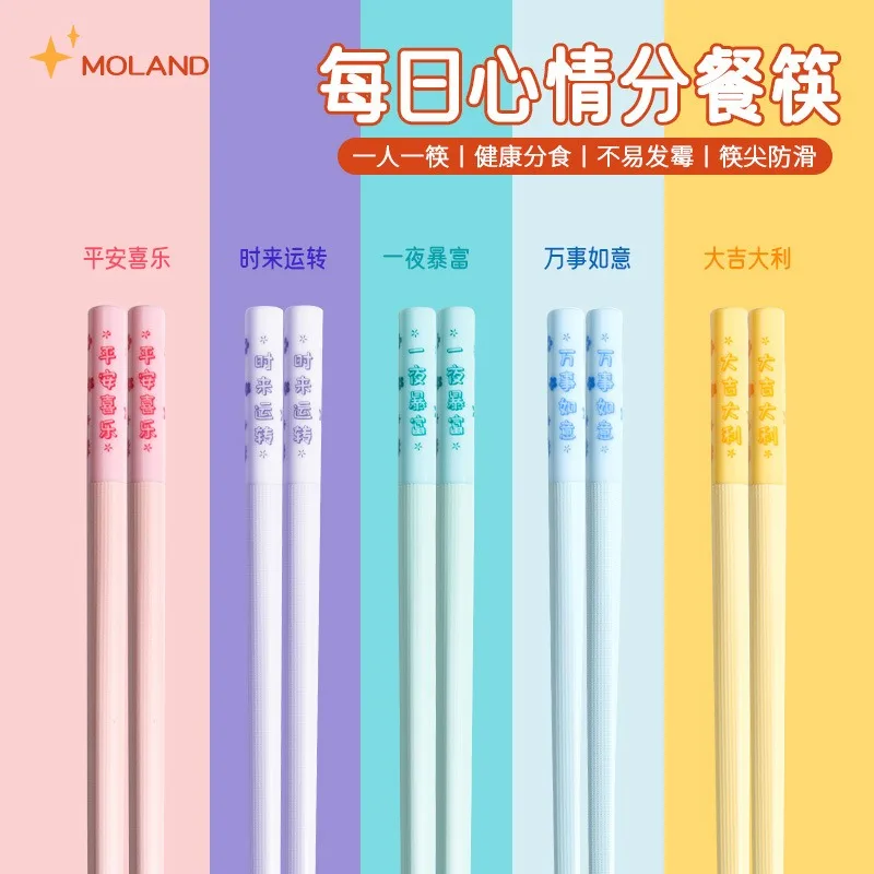 Antibacterial Alloy Chopsticks, Good-looking Household Chopsticks, Non-Slip, Non-Mildew, New
Antibacterial Alloy Chopsticks, Good-looking Household Chopsticks, Non-Slip, Non-Mildew, New
