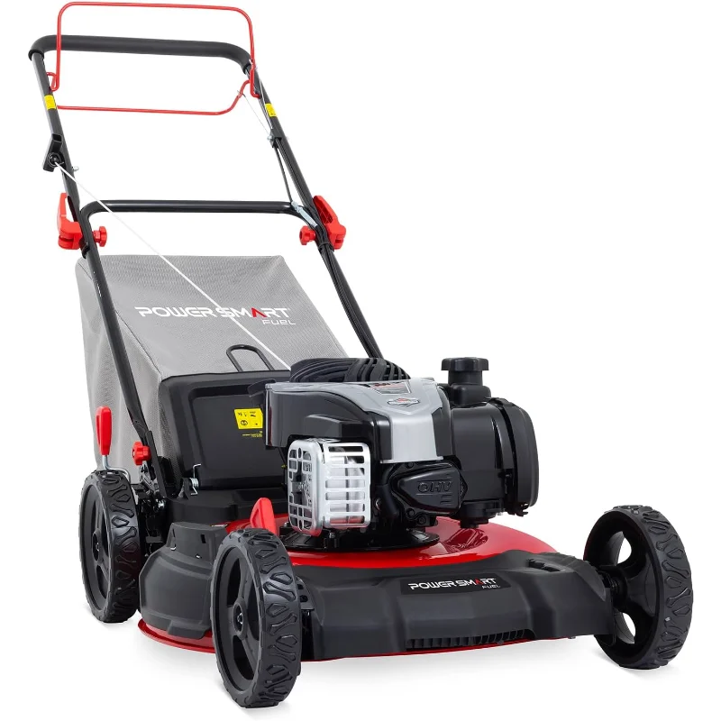 PowerSmart Self Propelled Gas Lawn Mower, 22-Inch with 140cc Briggs and Stratton E550 Engine 3-in-1 Versatility
PowerSmart Self Propelled Gas Lawn Mower, 22-Inch with 140cc Briggs and Stratton E550 Engine 3-in-1 Versatility