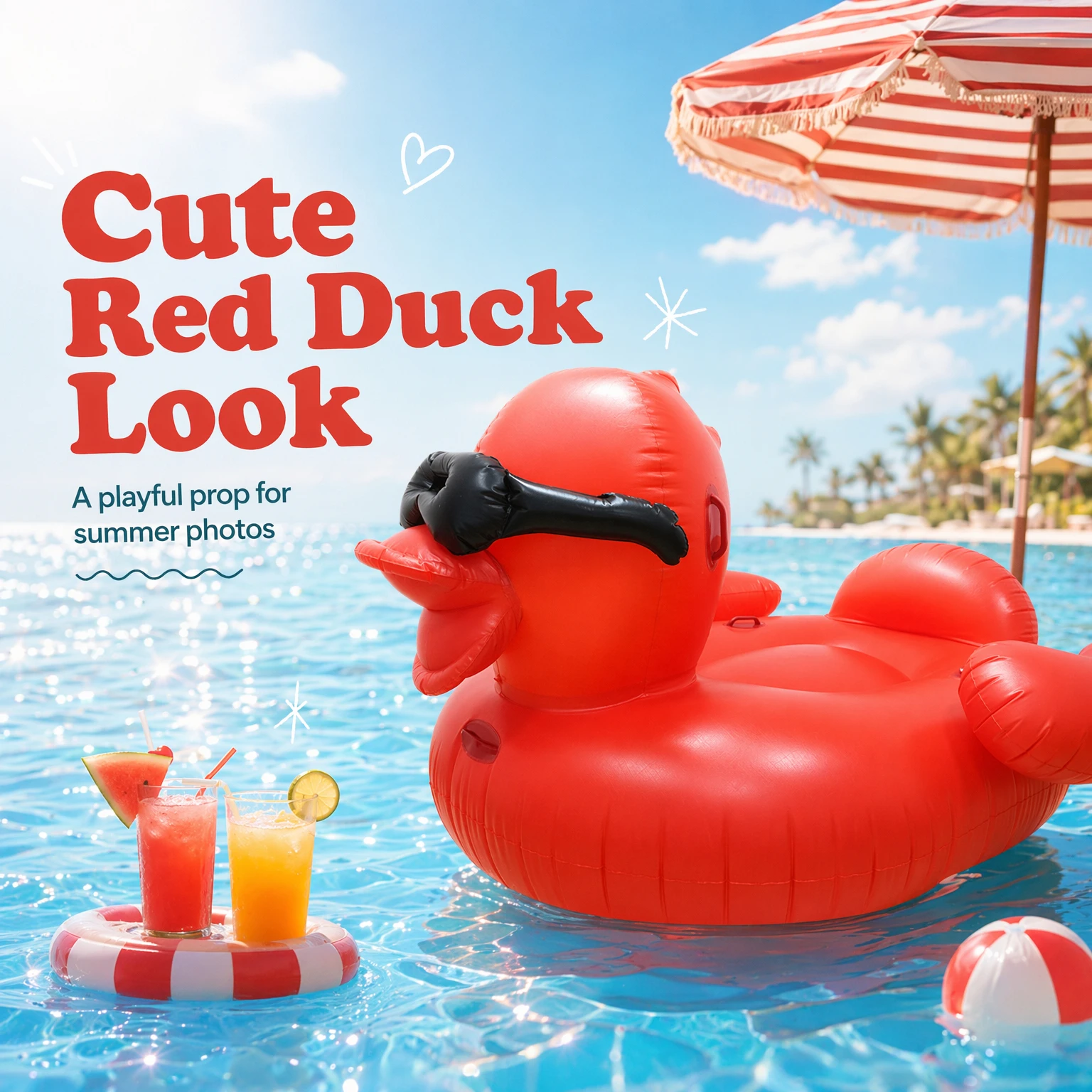 Giant Inflatable Red Duck Ride On Pool Float PVC Water Lounge Beach Lake Summer Party Swimming Float Toy For Adults Kids