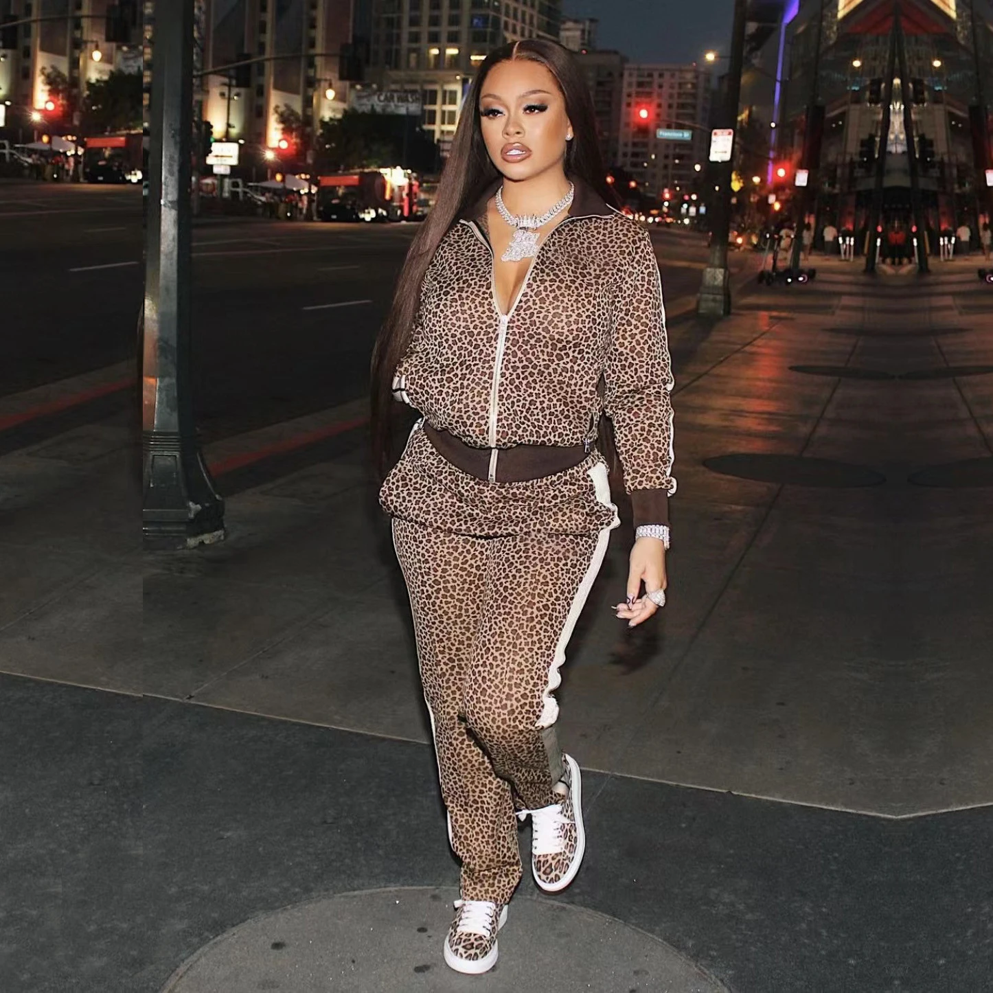 Leopard Jacket Coat Two Piece Pant Sets 2022 Women Winter Fall Clothes Outfit Y2K Streetwear Sexy 2 Piece Set Joggers Tracksuit
Leopard Jacket Coat Two Piece Pant Sets 2022 Women Winter Fall Clothes Outfit Y2K Streetwear Sexy 2 Piece Set Joggers Tracksuit