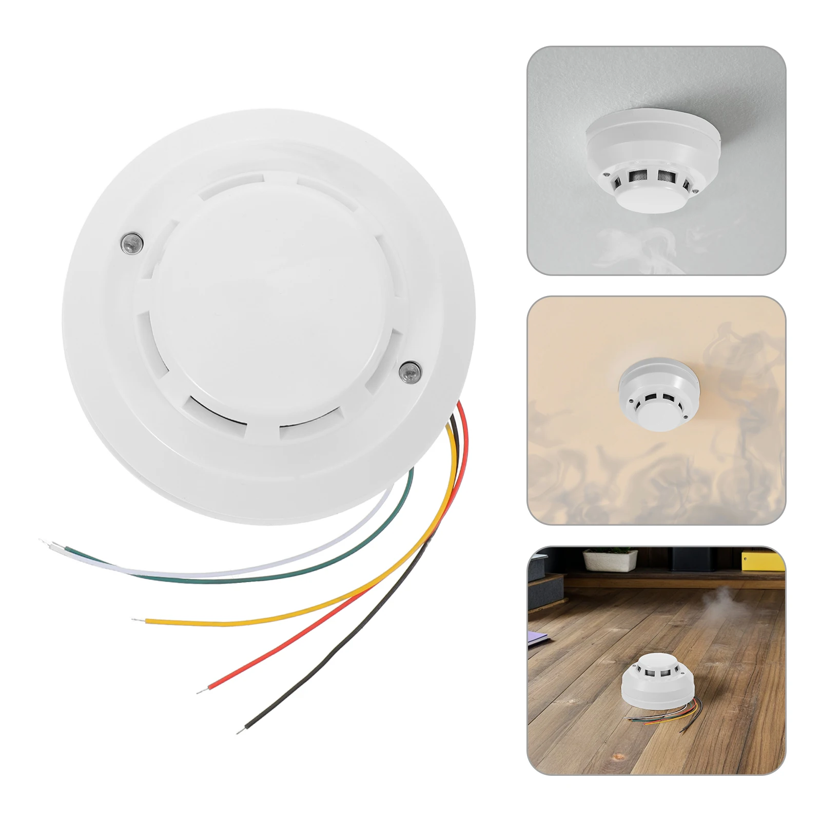 Wired Smoke Photoelectric Fire Safety Sensor Home Commercial Real Time Monitoring Easy Installation Bedroom Kitchen
Wired Smoke Photoelectric Fire Safety Sensor Home Commercial Real Time Monitoring Easy Installation Bedroom Kitchen