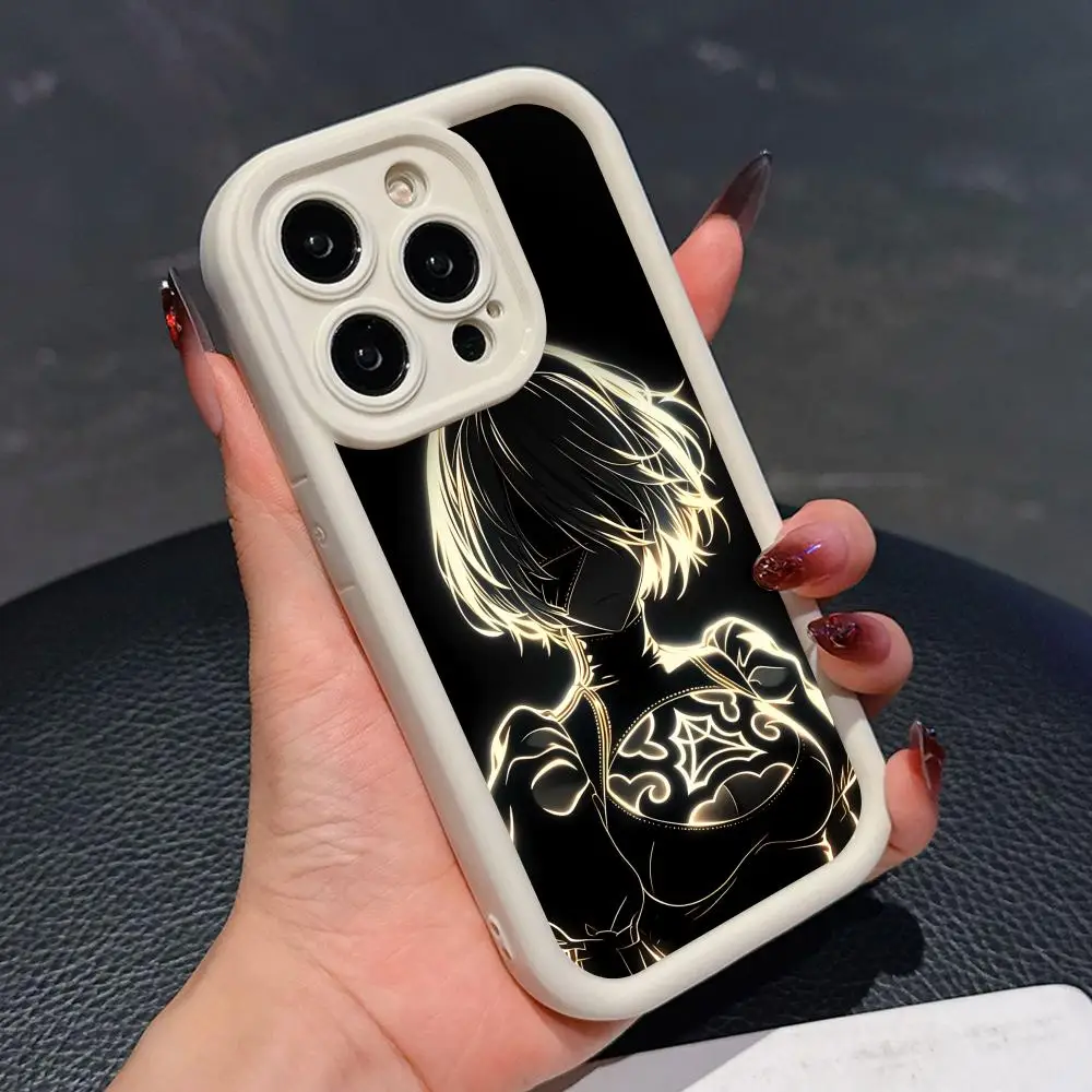 Чехол для мобильного телефона Nier 2B Automata для iPhone 17, 16, 15, 14, 13, 12, 11 Air Pro Max Plus, утолщенный цветной чехол из ТПУ для мобильных телефонов
Чехол для мобильного телефона Nier 2B Automata для iPhone 17, 16, 15, 14, 13, 12, 11 Air Pro Max Plus, утолщенный цветной чехол из ТПУ для мобильных телефонов