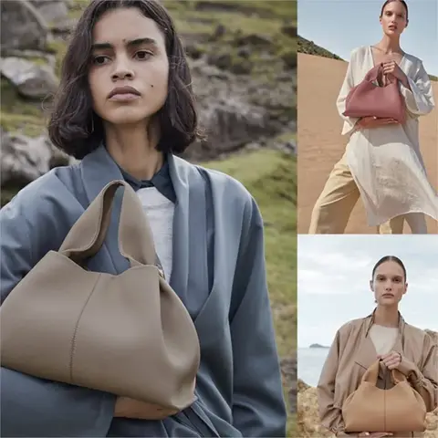 Sac à bandoulière nuage motif litchi pour femme, sac à main design haut de gamme, nouveau, automne et hiver 2025