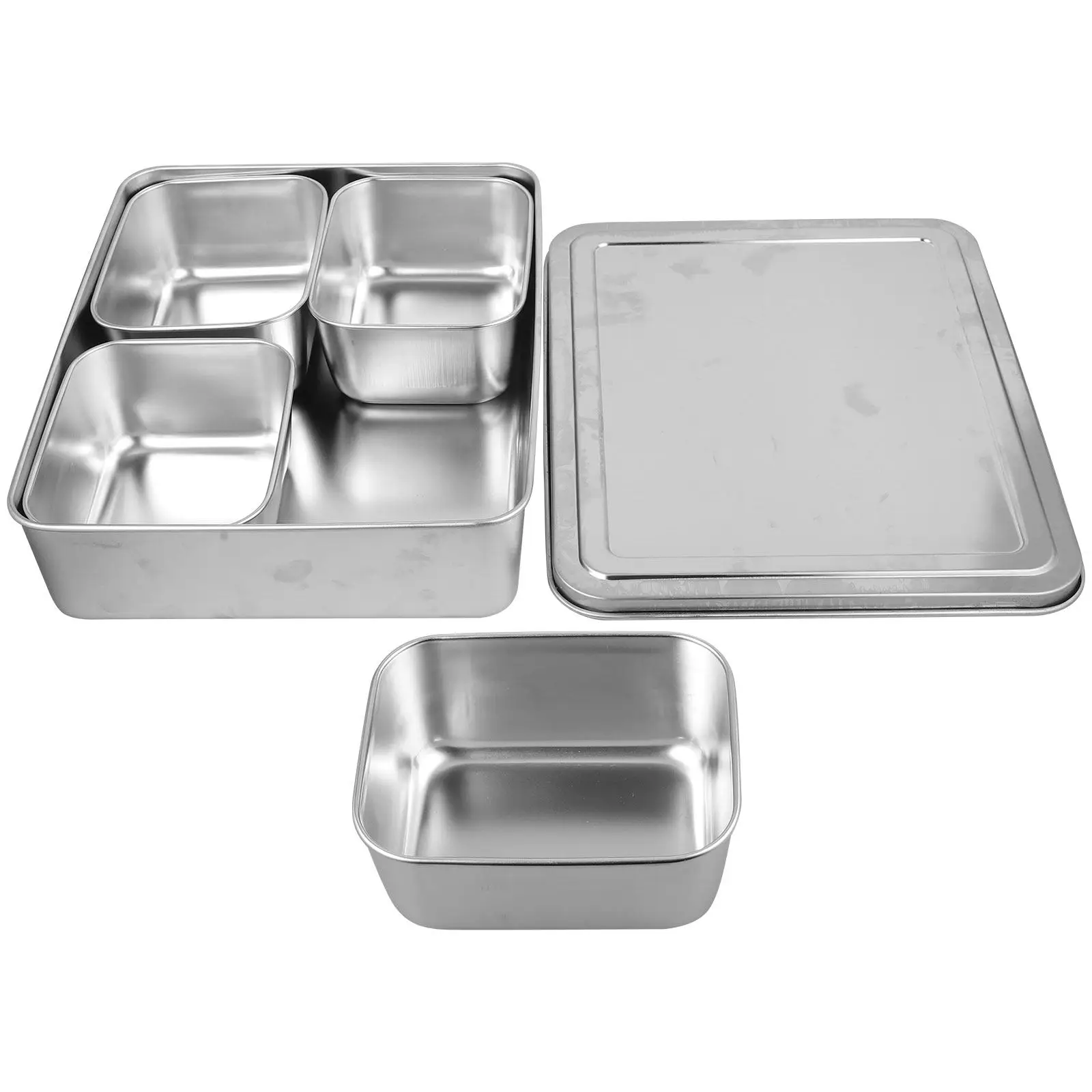 Контейнер для закусок из нержавеющей стали с отделениями, большой емкости, для конфет, сухофруктов, органайзер для вечеринок, бара, кухни
Контейнер для закусок из нержавеющей стали с отделениями, большой емкости, для конфет, сухофруктов, органайзер для вечеринок, бара, кухни