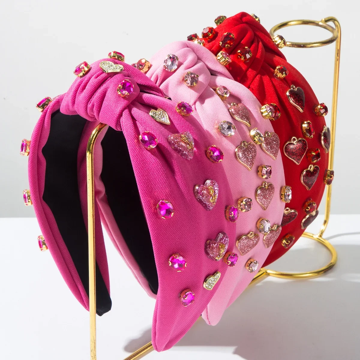Popular Valentine's Day Fashion Alloy Diamond Resin Love Headband Sweet Simple Holiday Hair Accessories
Popular Valentine's Day Fashion Alloy Diamond Resin Love Headband Sweet Simple Holiday Hair Accessories