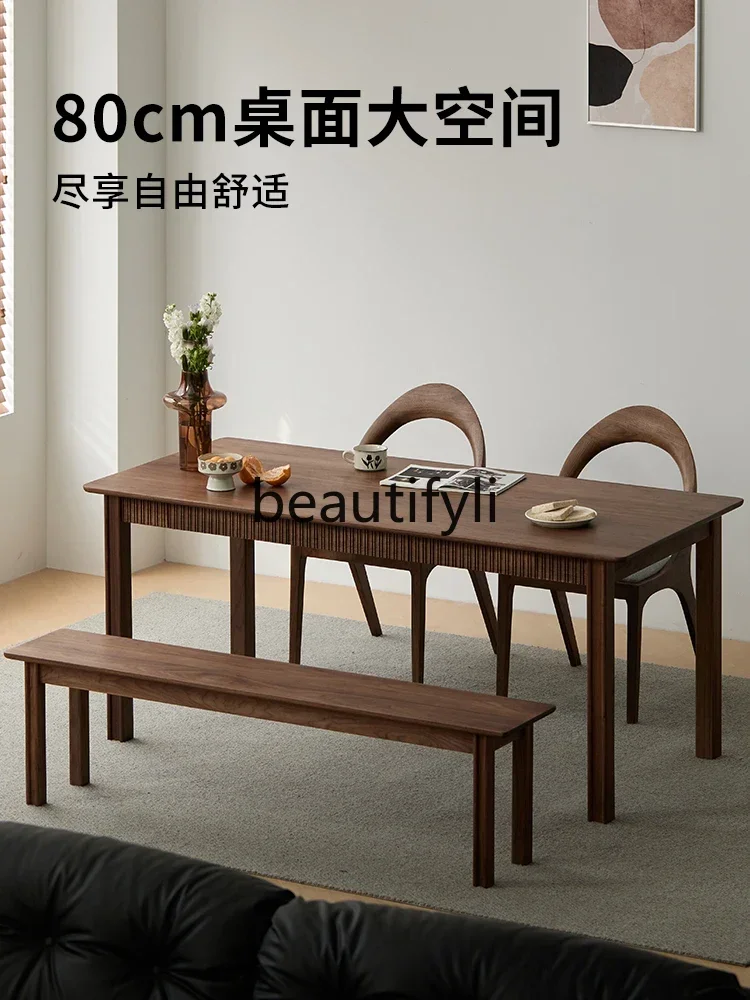 32North American black walnut desk workbench study writing table household solid wood table
32North American black walnut desk workbench study writing table household solid wood table