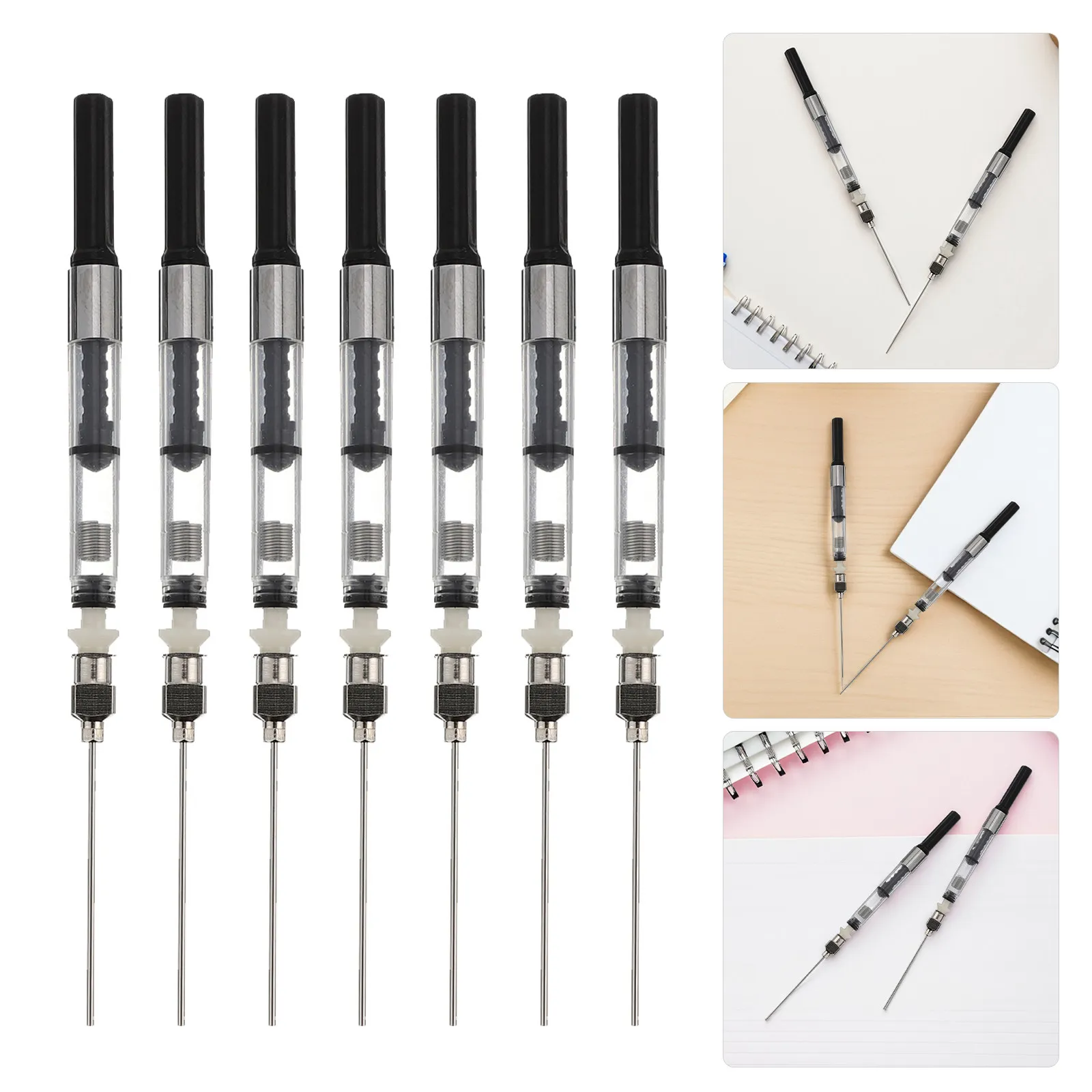 20Pcs Fountain Pen Ink Syringe Filler Spring Converter Compatible with 3.4/2.6mm Cartridge Pens for Refilling Cartridges
20Pcs Fountain Pen Ink Syringe Filler Spring Converter Compatible with 3.4/2.6mm Cartridge Pens for Refilling Cartridges