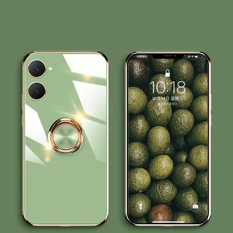 For VIVO Y03 4G Case With Ring Silicone Electroplate Plating Shockproof Bumper Cover For VIVO Y02 Y02A Shell
For VIVO Y03 4G Case With Ring Silicone Electroplate Plating Shockproof Bumper Cover For VIVO Y02 Y02A Shell