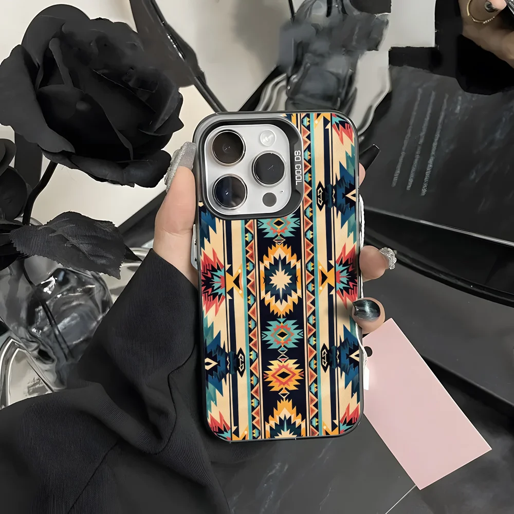 American Indian Pattern Phone Case For iPhone 16 15 14 13 12 11 Pro Max Black Matte Laser Metallic Aurora Funda
American Indian Pattern Phone Case For iPhone 16 15 14 13 12 11 Pro Max Black Matte Laser Metallic Aurora Funda