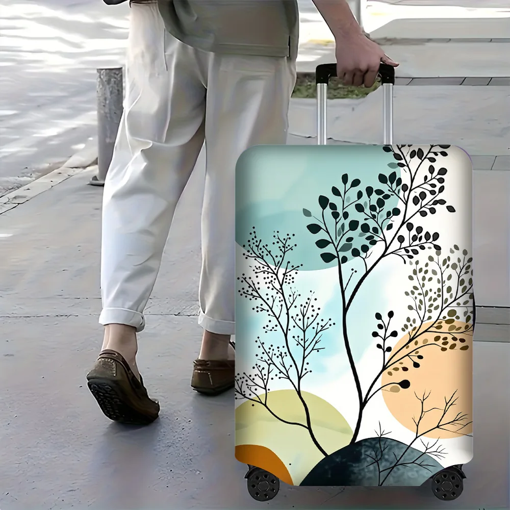 1-piece abstract tree silhouette luggage cover for luggage sizes 18 – 32 inches; dust and elastic travel accessories to effec
1-piece abstract tree silhouette luggage cover for luggage sizes 18 – 32 inches; dust and elastic travel accessories to effec