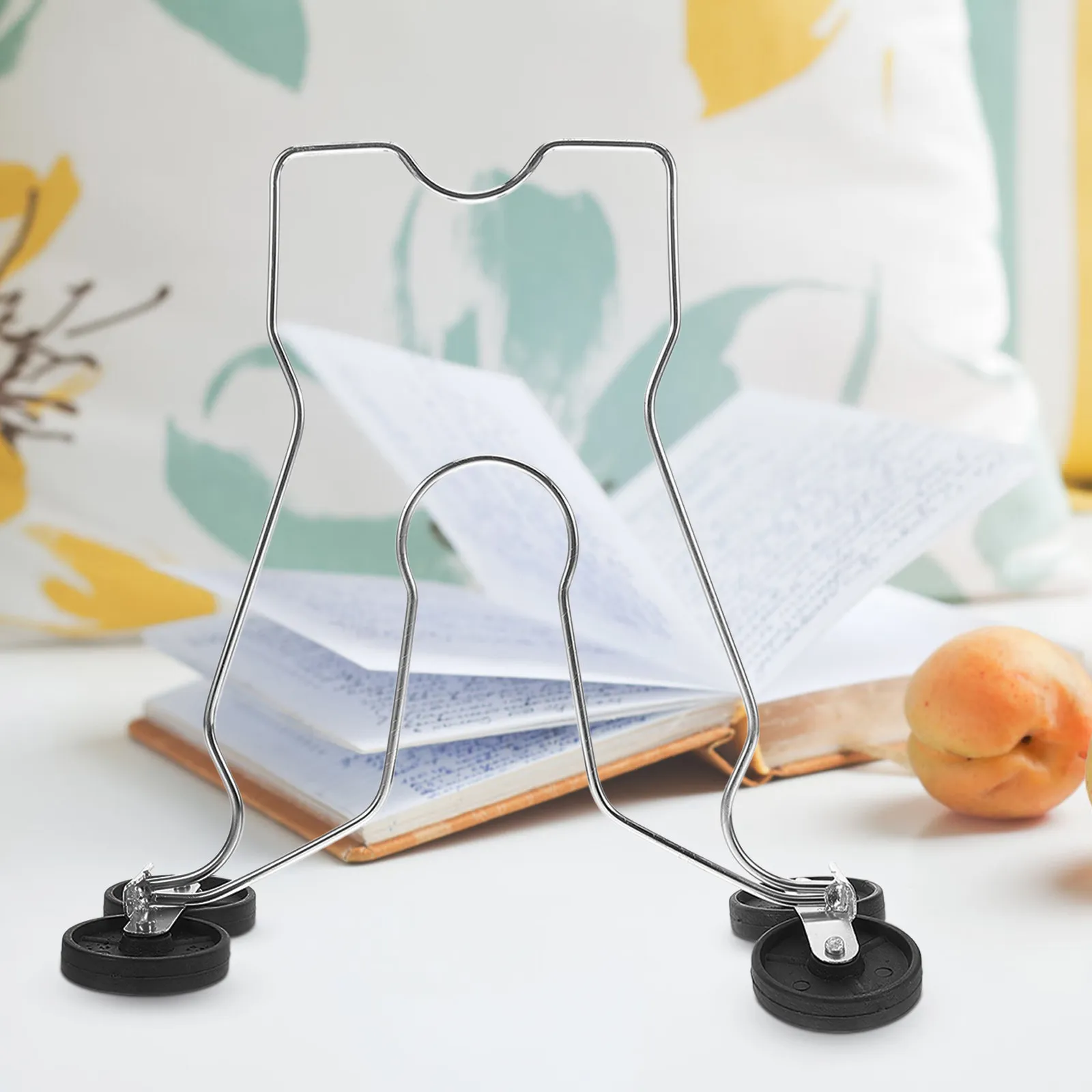 Hanging Book Stand Space-Saving Spring Bookstop Roller Design for School Library Reading Room Desktop Organizer Magazine Rack
Hanging Book Stand Space-Saving Spring Bookstop Roller Design for School Library Reading Room Desktop Organizer Magazine Rack