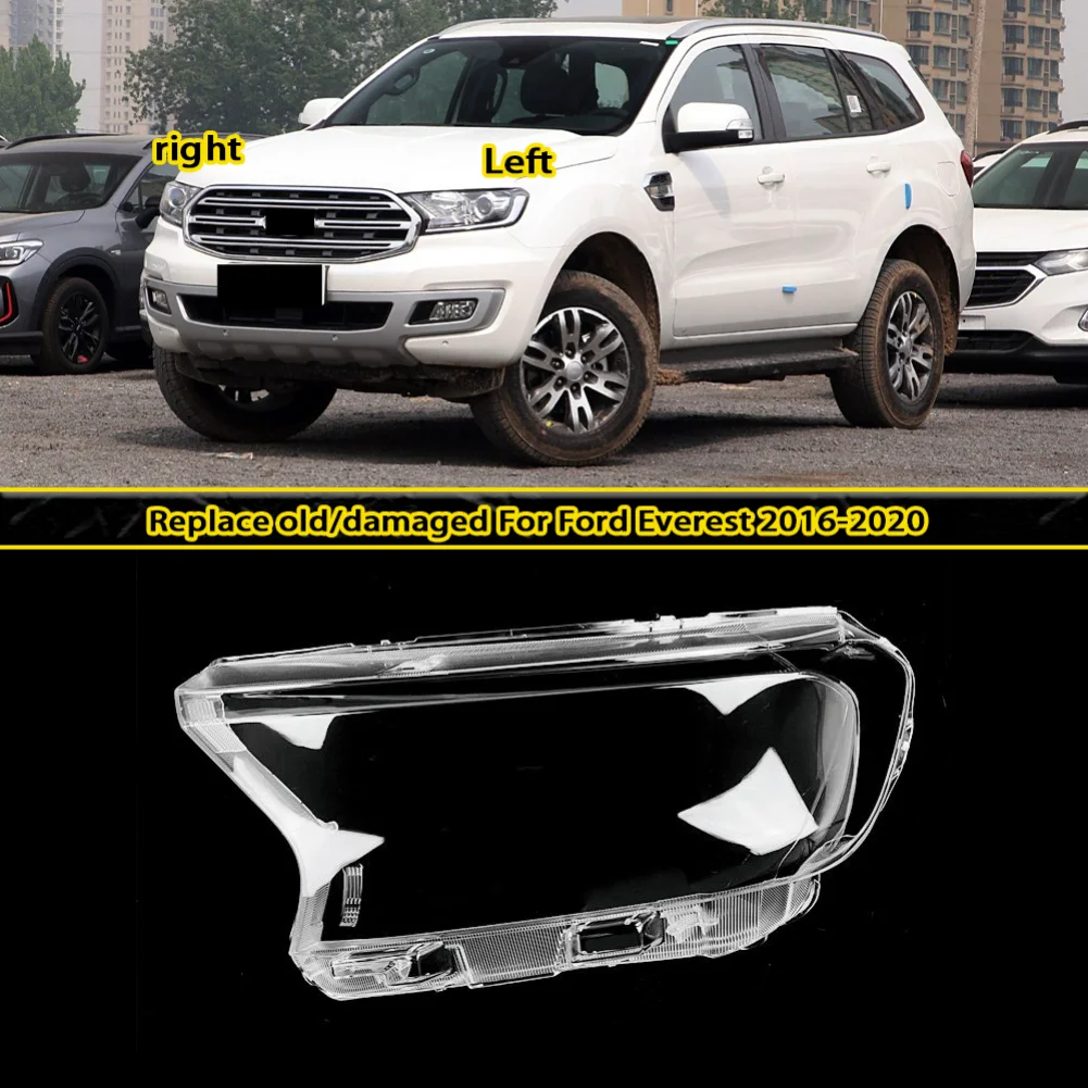 Headlight Shell Lens For Ford Everest 2016-2020 Headlamp Cover Plexiglass Lampshade
Headlight Shell Lens For Ford Everest 2016-2020 Headlamp Cover Plexiglass Lampshade