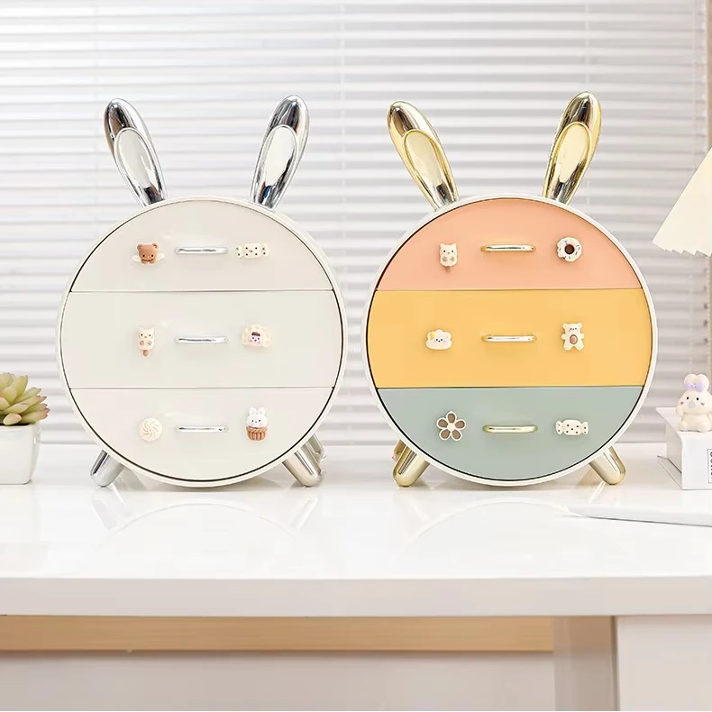 Fashion Cartoon Bunny Children's Desktop Storage Multi-Layer Drawer Multifunctional Plastic Storage Box
Fashion Cartoon Bunny Children's Desktop Storage Multi-Layer Drawer Multifunctional Plastic Storage Box