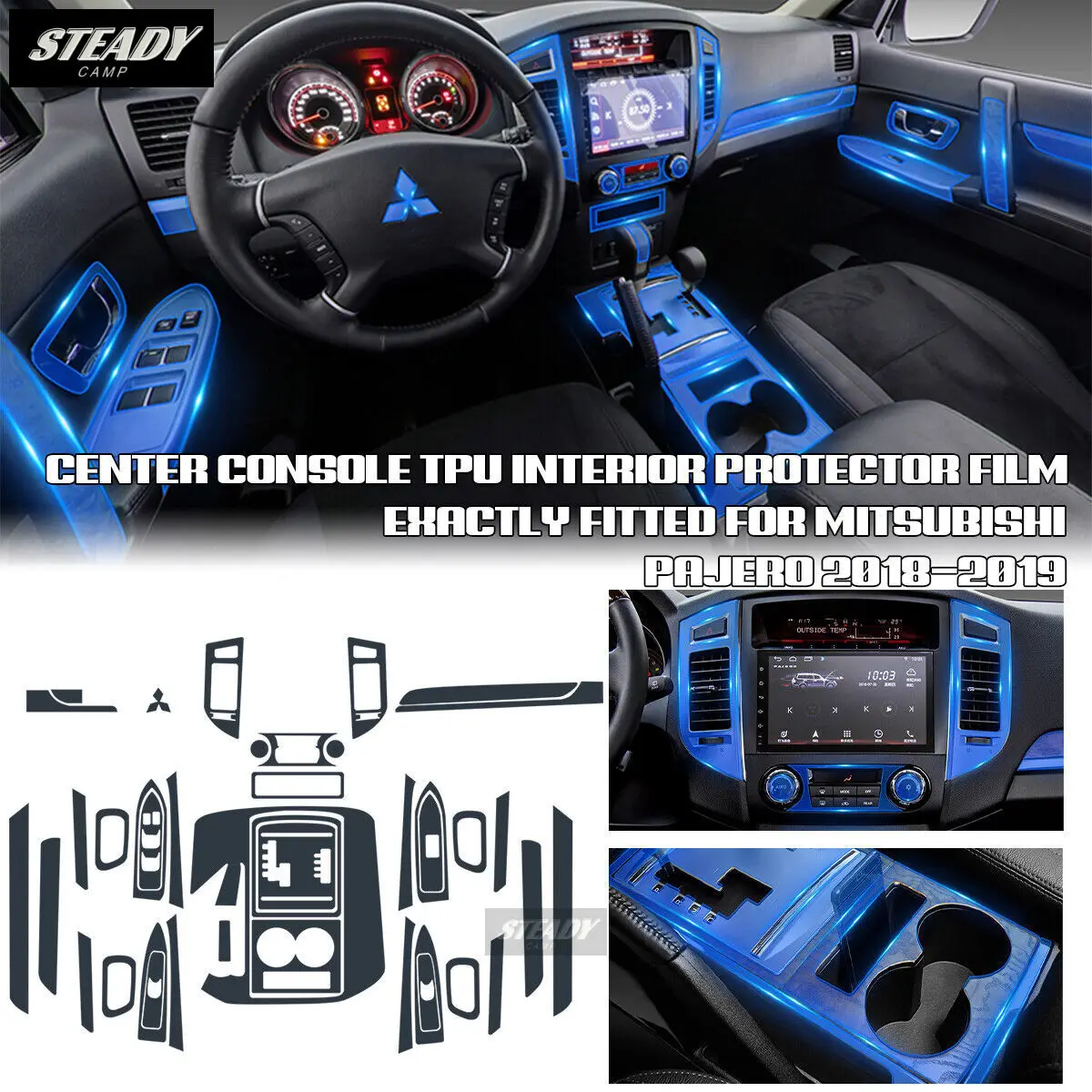 For Pajero 2018-2019 Car Interior Center Console Transparent TPU Protective Film Anti-scratch Repair Accessories Refit
For Pajero 2018-2019 Car Interior Center Console Transparent TPU Protective Film Anti-scratch Repair Accessories Refit