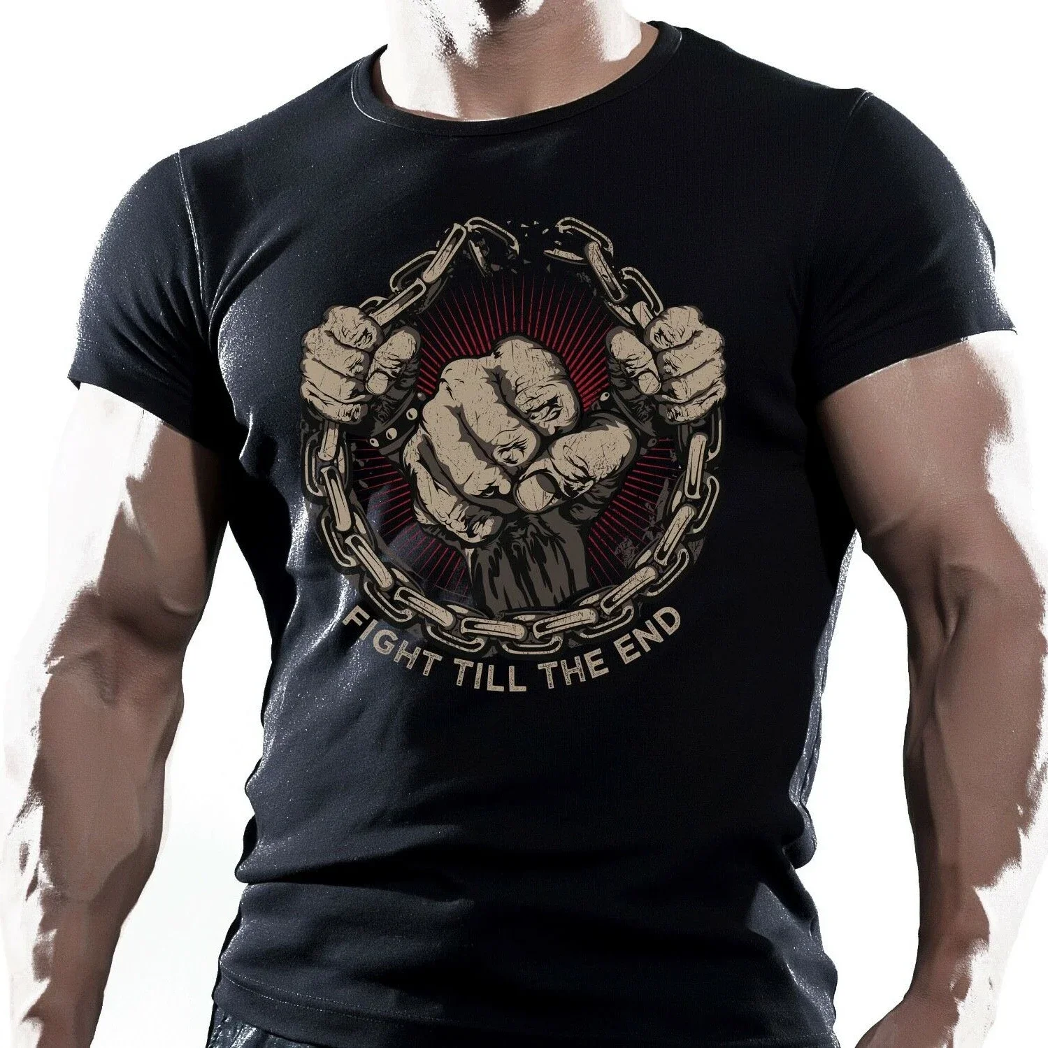 Fight Till End MMA Muay Thai Fighting training Motivation T-Shirt 100% Cotton O-Neck Short Sleeve Casual Mens T-shirt Size S-3XL
Fight Till End MMA Muay Thai Fighting training Motivation T-Shirt 100% Cotton O-Neck Short Sleeve Casual Mens T-shirt Size S-3XL