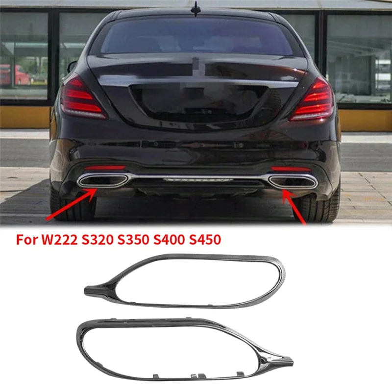 A51K-2 PCS Bumper Exhaust Pipe Cover Trim Silver Plastic For Mercedes Benz S-Class W222 S320 S350 S400 S450 A2228852900 A2228853
A51K-2 PCS Bumper Exhaust Pipe Cover Trim Silver Plastic For Mercedes Benz S-Class W222 S320 S350 S400 S450 A2228852900 A2228853