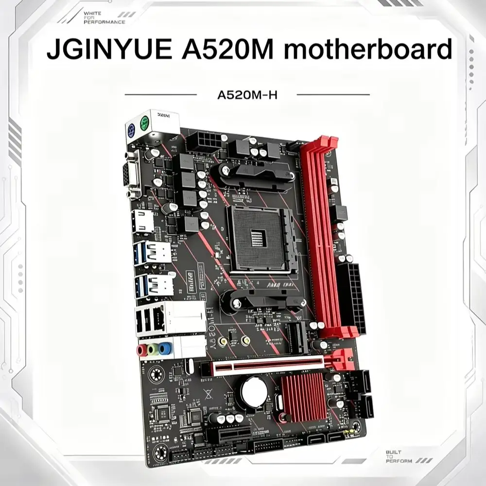 JGINYUE A520M AM4 Motherboard Combo With Ryzen CPU DDR4 3200MHz RAM Dual Channel M.2 NVME Support Win11 Desktop Mainboard
JGINYUE A520M AM4 Motherboard Combo With Ryzen CPU DDR4 3200MHz RAM Dual Channel M.2 NVME Support Win11 Desktop Mainboard