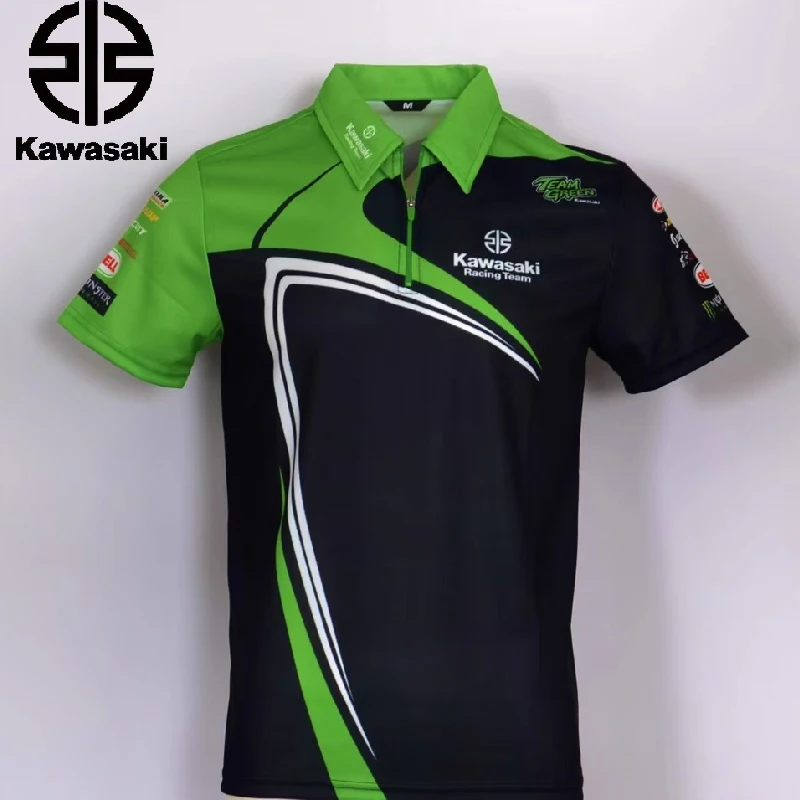 Новинка 2025 года, мотоциклетная футболка Kawasaki Racing Team GP Ninja ZX-10R, рубашка поло, летняя мужская и женская быстросохнущая дышащая майка
Новинка 2025 года, мотоциклетная футболка Kawasaki Racing Team GP Ninja ZX-10R, рубашка поло, летняя мужская и женская быстросохнущая дышащая майка