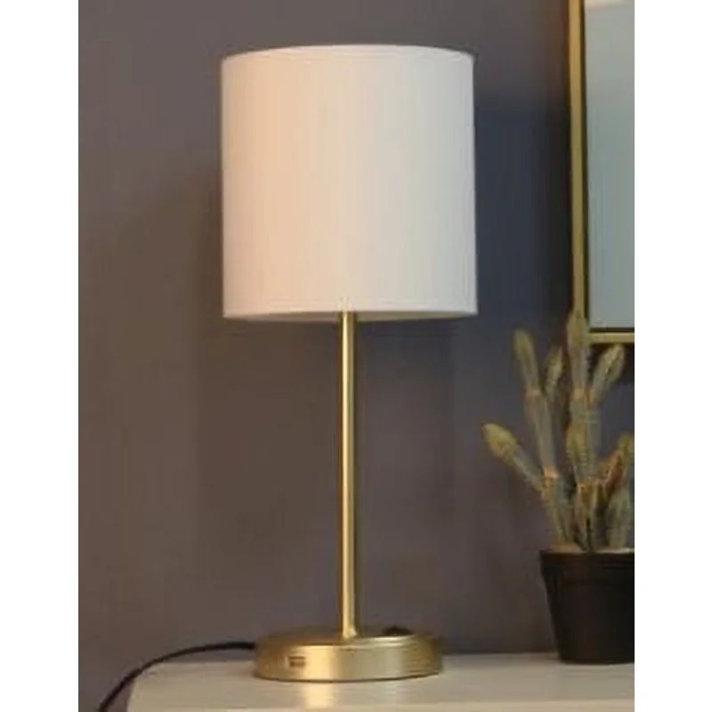 new 19" Height Gold Finish Metal Material Stick Lamp with USB Port, Modern, Office and Dorm
new 19" Height Gold Finish Metal Material Stick Lamp with USB Port, Modern, Office and Dorm