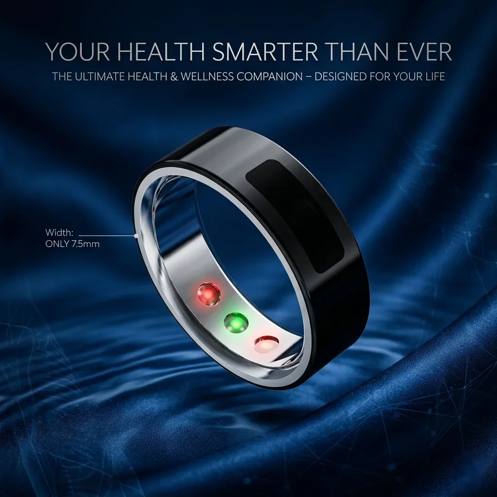 026 Smart Health Ring Men Women Vibration Alert Touch Control Fitness Tracker Sleep Women Health Heart Rate Steps No Subscriptio
026 Smart Health Ring Men Women Vibration Alert Touch Control Fitness Tracker Sleep Women Health Heart Rate Steps No Subscriptio