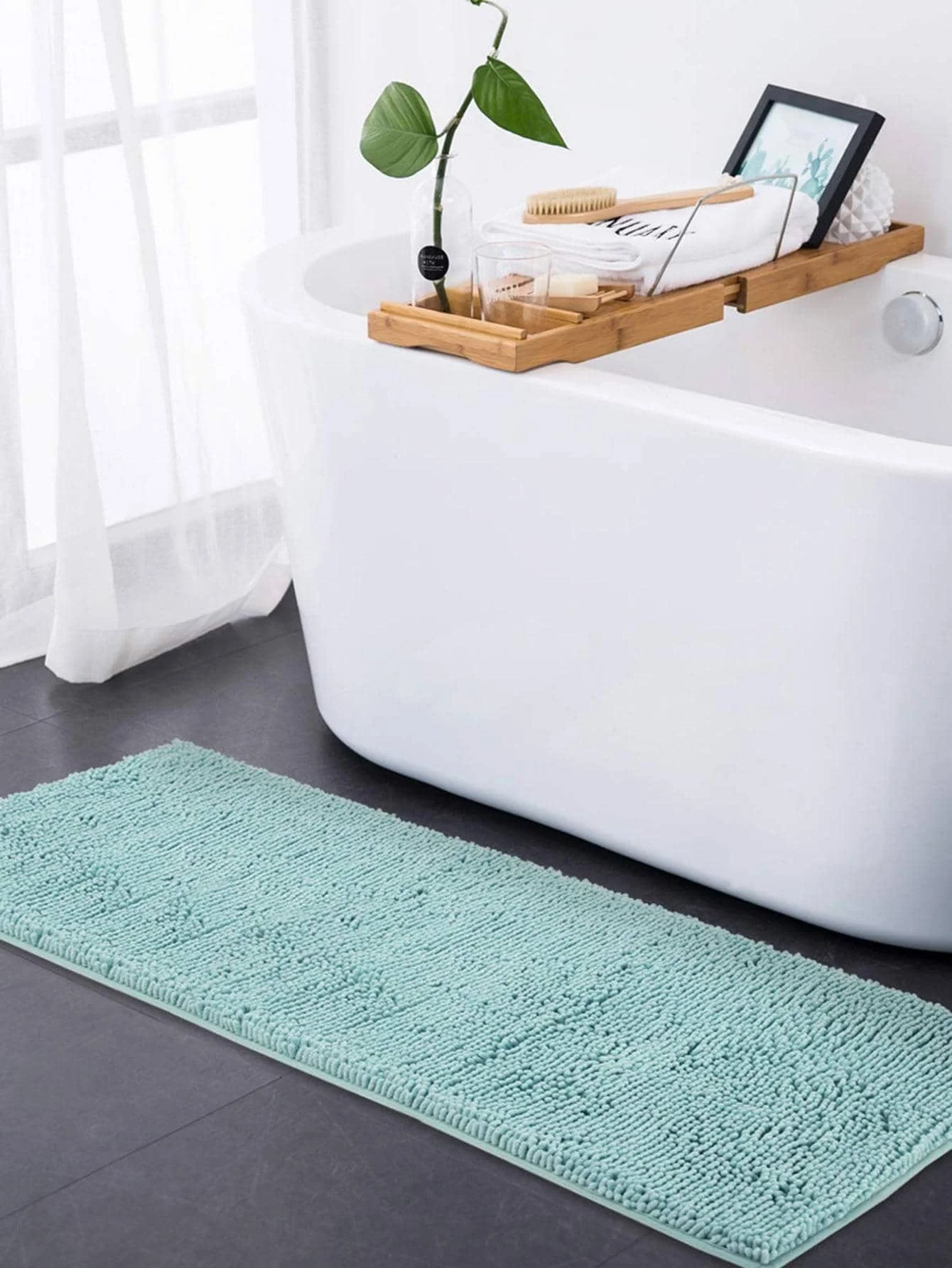 1pc Solid Fuzzy Anti-Slip Bath Rug Home Bathroom Decor Floor Carpet Outdoor Rug Door Mat Bathroom Accessories
1pc Solid Fuzzy Anti-Slip Bath Rug Home Bathroom Decor Floor Carpet Outdoor Rug Door Mat Bathroom Accessories