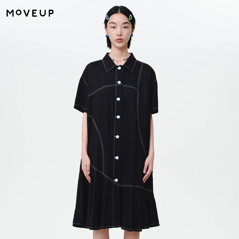MOVEUP Oversize Short Sleeves Dress 2026 Summer New Contrasting Button Pocket Drop Sleeves Casual A-Line Dress Women 125221338
MOVEUP Oversize Short Sleeves Dress 2026 Summer New Contrasting Button Pocket Drop Sleeves Casual A-Line Dress Women 125221338