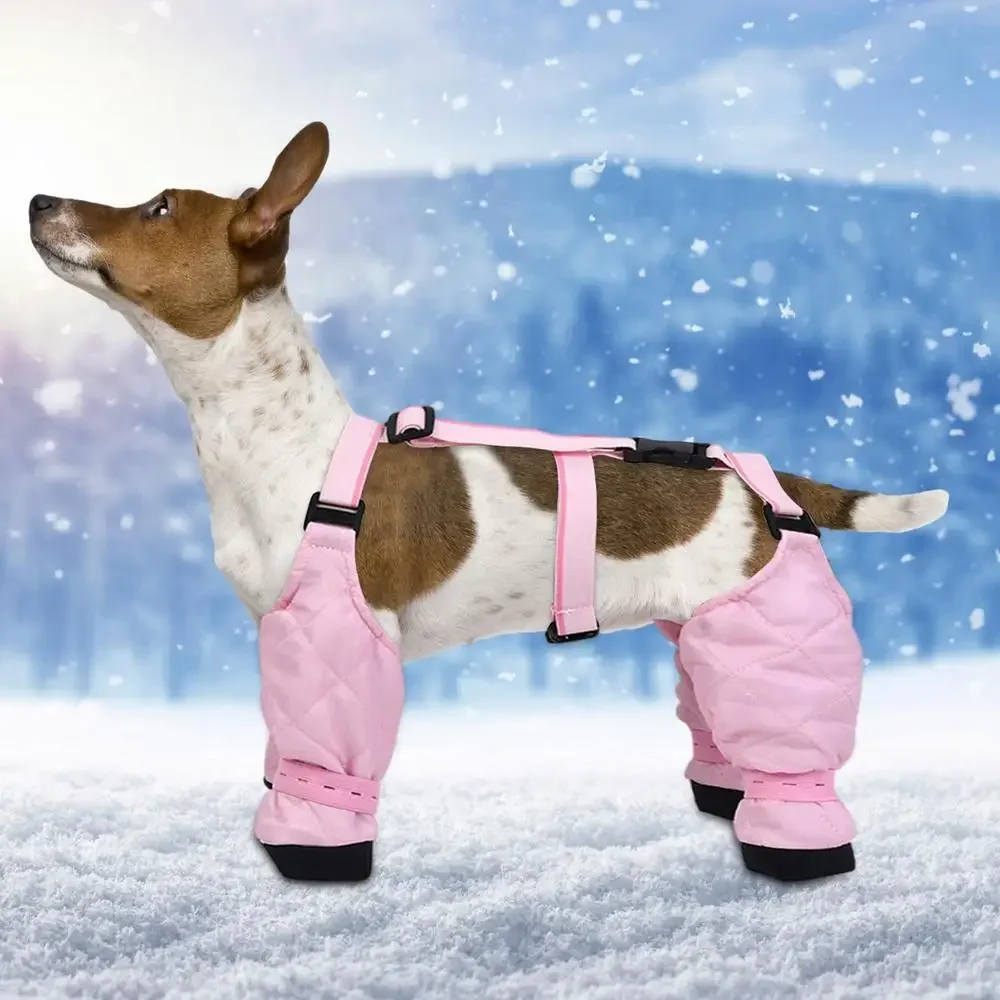 Dog Boot Waterproof Leggings Paw Protection Dog Snow Boots Winter Dirty-Proof Conjoined Body Pet Outdoor Walking Dog Accessories
Dog Boot Waterproof Leggings Paw Protection Dog Snow Boots Winter Dirty-Proof Conjoined Body Pet Outdoor Walking Dog Accessories