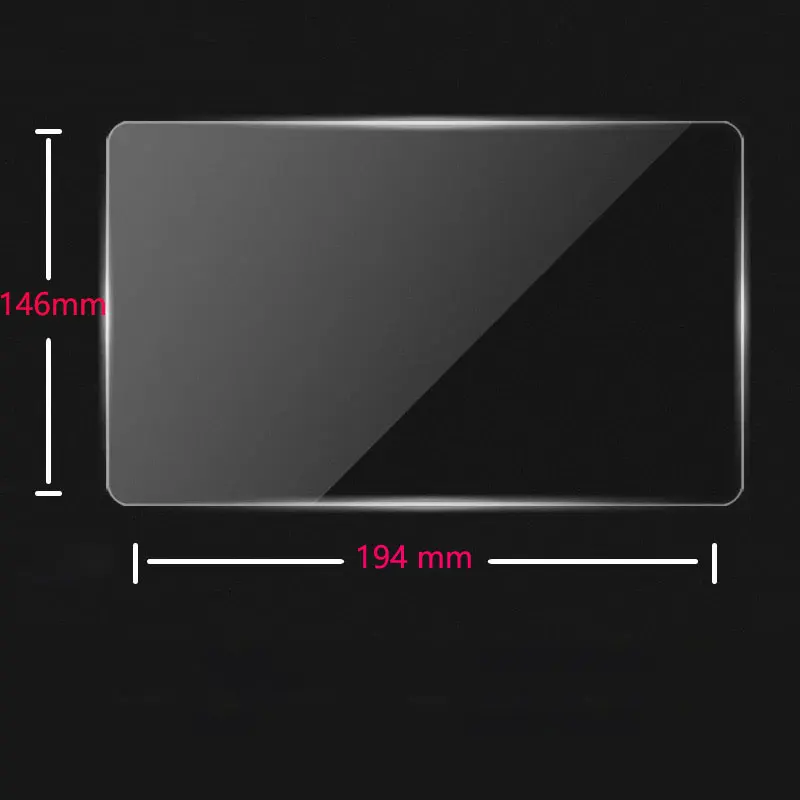194x146mm Tempered Glass Film for Car GPS Car Stickers For car gps Navigation DVD Stereo Radio dispalyscreen anti-scratch
194x146mm Tempered Glass Film for Car GPS Car Stickers For car gps Navigation DVD Stereo Radio dispalyscreen anti-scratch