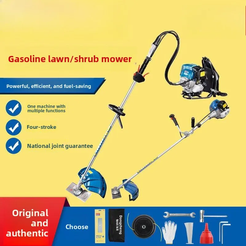 Ранцевая газонокосилка с четырехтактным двигателем, малогабаритная, многофункциональная, для сельскохозяйственных работ, кошения и сбора урожая, для домашнего использования.
Ранцевая газонокосилка с четырехтактным двигателем, малогабаритная, многофункциональная, для сельскохозяйственных работ, кошения и сбора урожая, для домашнего использования.