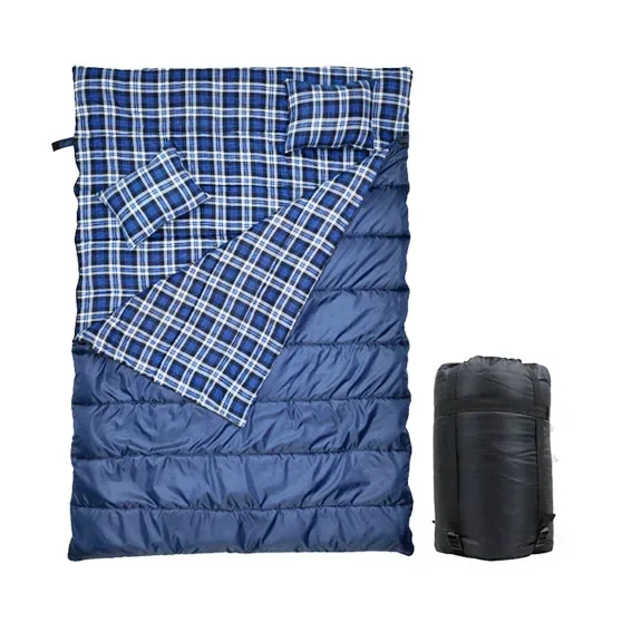 Waterproof Camping Hiking Backpacking XXL Large Size Two Person Double Sleeping Bag for Adults With 2 Pillows
Waterproof Camping Hiking Backpacking XXL Large Size Two Person Double Sleeping Bag for Adults With 2 Pillows
