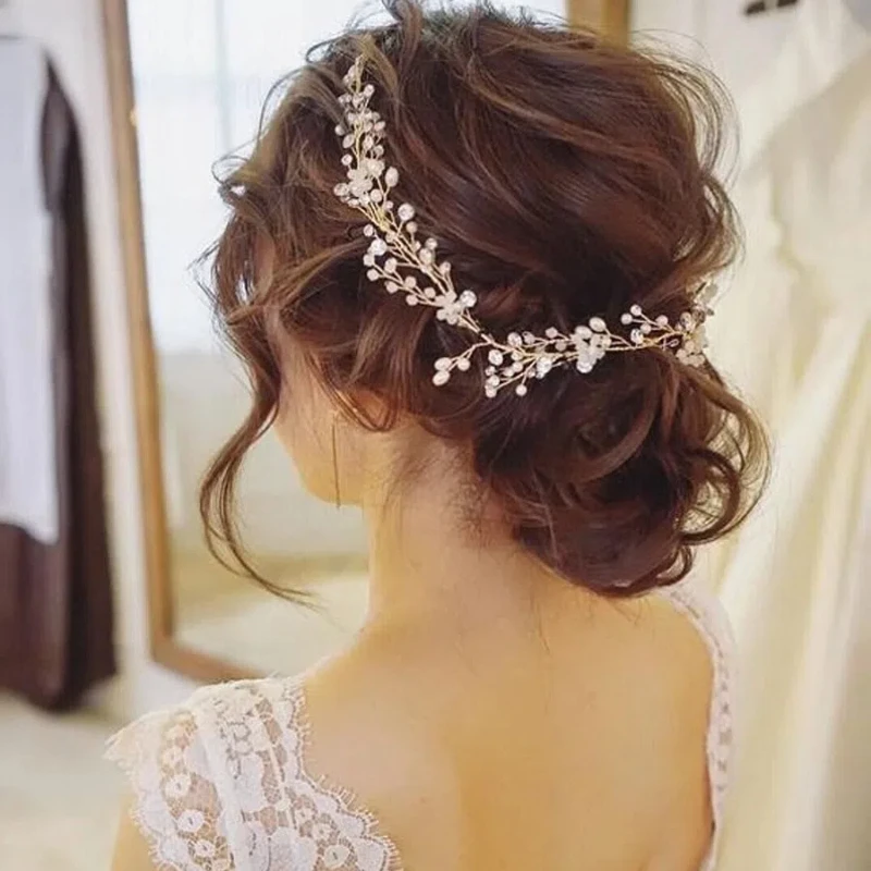 1 PCS Wedding hairbands Hand woven pearl crystal headband hairpin headwear woman accessories hair clips headband girls accessory
1 PCS Wedding hairbands Hand woven pearl crystal headband hairpin headwear woman accessories hair clips headband girls accessory