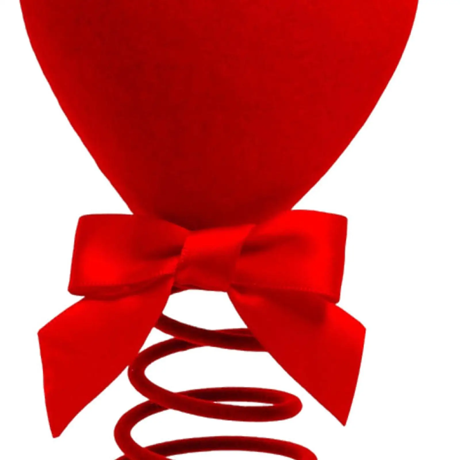Heart Shaped Valentines Day Tree Topper with Bow Christmas Tree Decoration for New Year Wedding Engagement
Heart Shaped Valentines Day Tree Topper with Bow Christmas Tree Decoration for New Year Wedding Engagement