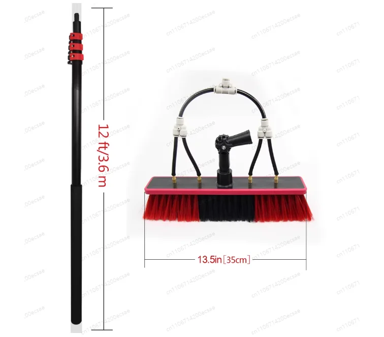 Solar Panel Cleaning Brush | 12FT Telescopic Pole with Soap/Water Spray for Safe & Efficient PV Maintenance
Solar Panel Cleaning Brush | 12FT Telescopic Pole with Soap/Water Spray for Safe & Efficient PV Maintenance