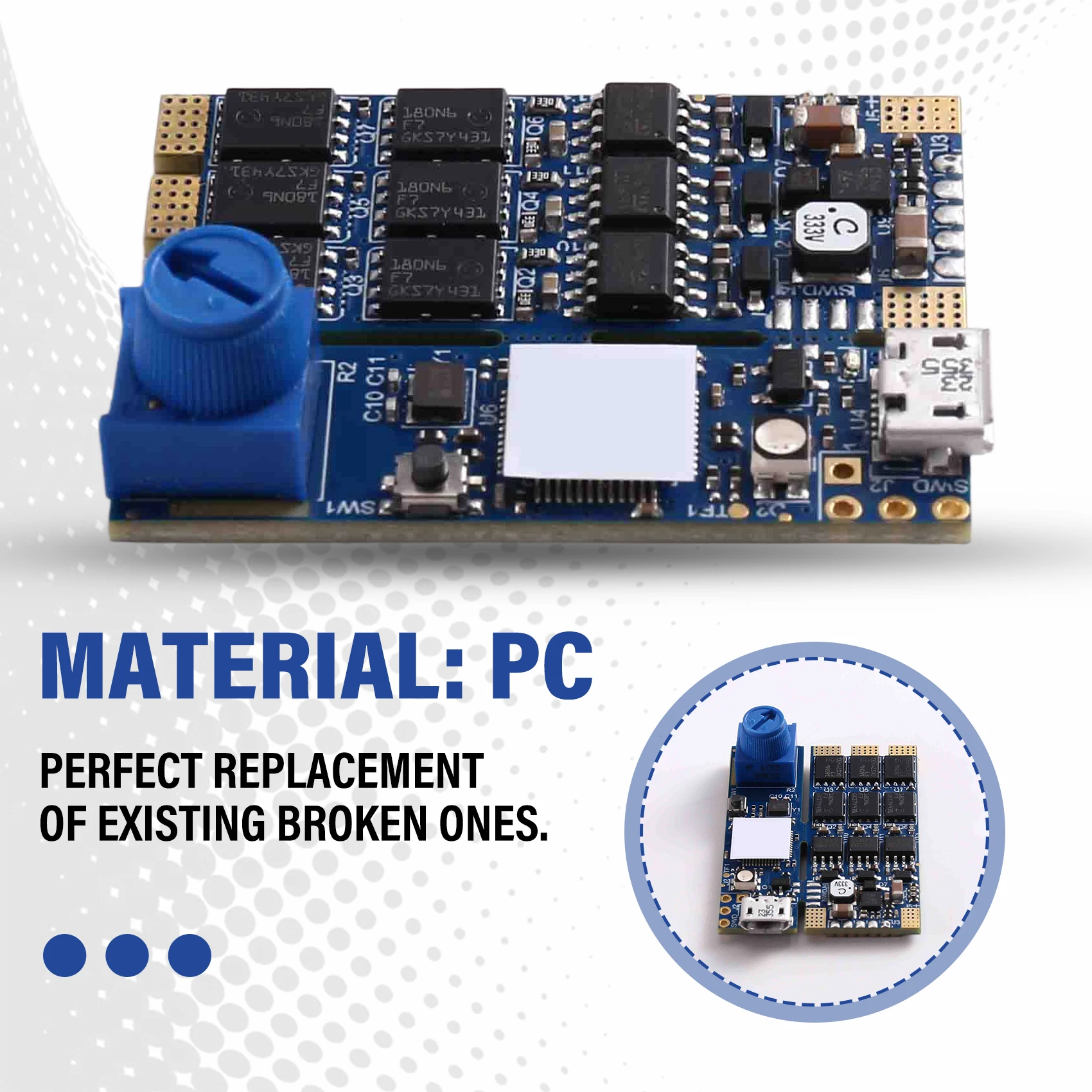Комплект для разработки и диагностики модуля платы STM32G431CBU6 DIGIT-B-G431B-ESC1
Комплект для разработки и диагностики модуля платы STM32G431CBU6 DIGIT-B-G431B-ESC1