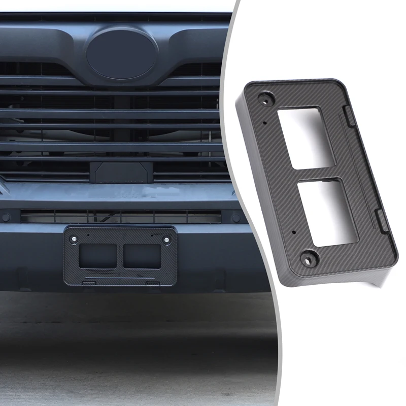 1 piece set ABS carbon fiber For Toyota Tundra 2022+ car front bumper license plate bracket exterior modification accessories
1 piece set ABS carbon fiber For Toyota Tundra 2022+ car front bumper license plate bracket exterior modification accessories