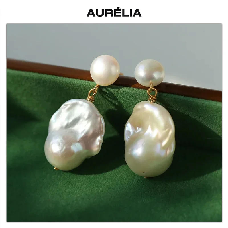 Fine Natural Baroque Real Pearl Earrings Woman Top Quality Charm Luxury Jewelry Gift Trend
Fine Natural Baroque Real Pearl Earrings Woman Top Quality Charm Luxury Jewelry Gift Trend