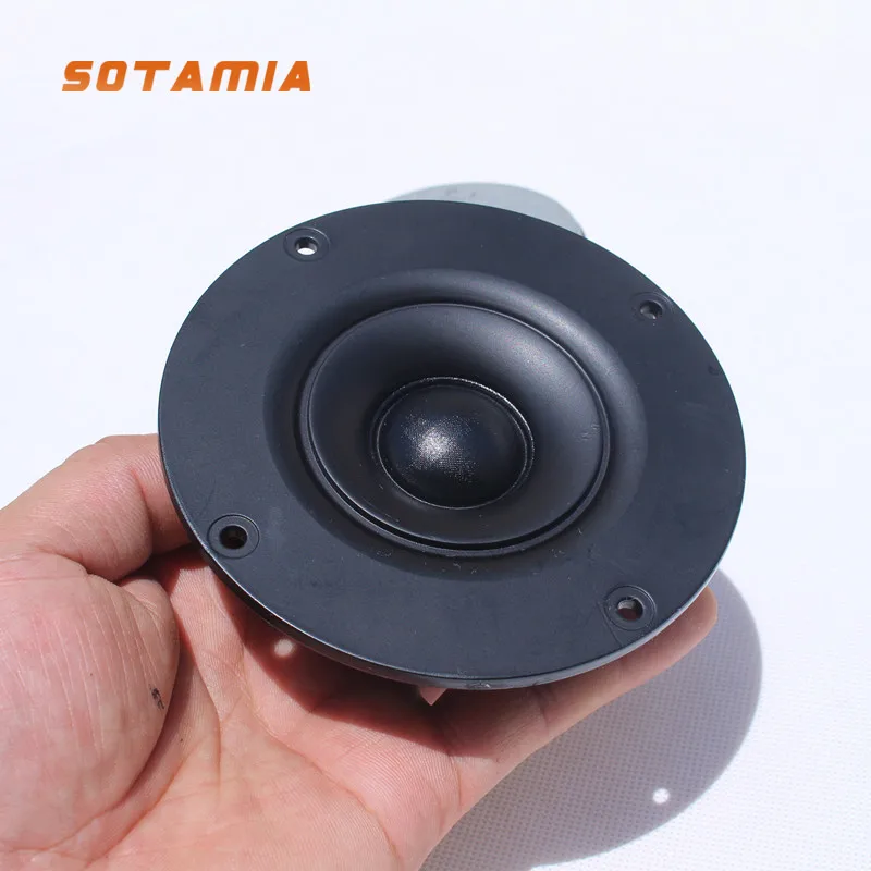 SOTAMIA 1Pcs 4 Inch HIFI Tweeter Audio Speaker 4 Ohm 30W Silk Film Tweeter Household Desktop Bookshelf Passive Speaker
SOTAMIA 1Pcs 4 Inch HIFI Tweeter Audio Speaker 4 Ohm 30W Silk Film Tweeter Household Desktop Bookshelf Passive Speaker