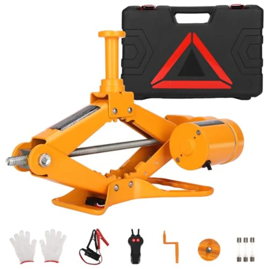 Electric Scissor Car Jack Kit 2 Ton 12V Portable Auto Car Lift with 14.6 Inch Range for SUV Sedan Floor Jack for Tire Change Ro
Electric Scissor Car Jack Kit 2 Ton 12V Portable Auto Car Lift with 14.6 Inch Range for SUV Sedan Floor Jack for Tire Change Ro