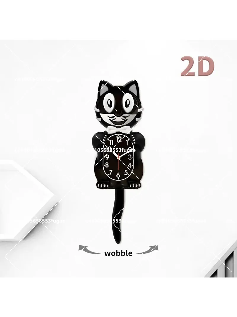 Cute Cartoon Cat Wall Clock with Wagging Tail - Creative Personalized Quartz Clock for Living Room Home Decor
Cute Cartoon Cat Wall Clock with Wagging Tail - Creative Personalized Quartz Clock for Living Room Home Decor